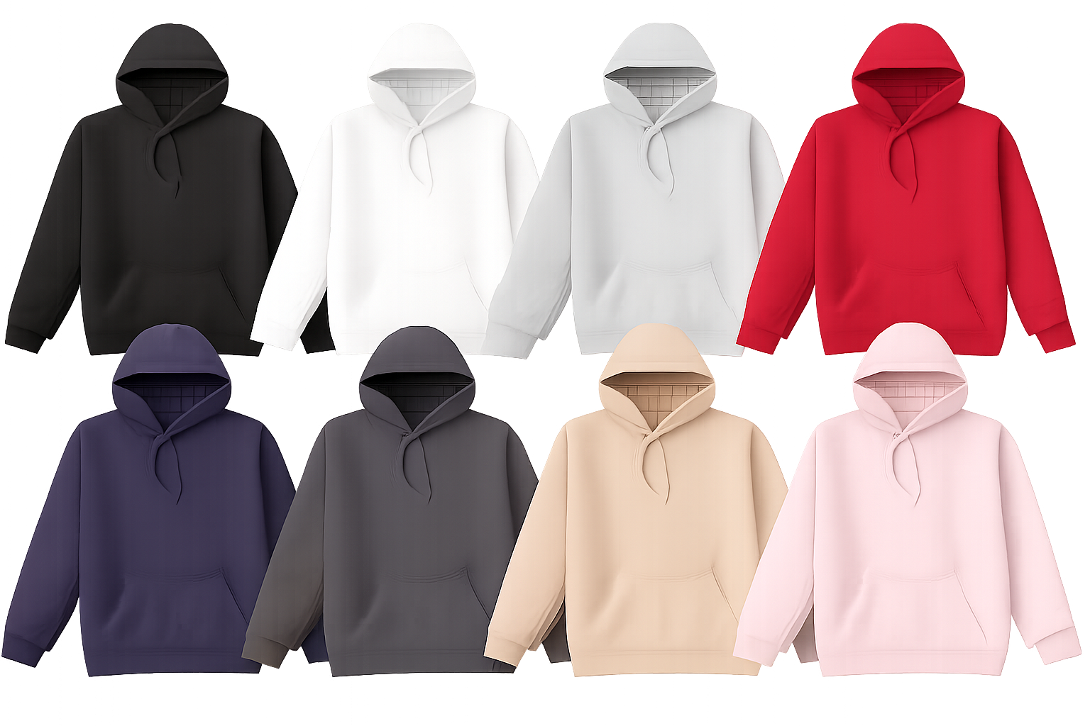 Unisex Cotton-Face 8.5 Oz Fleece Hoodie